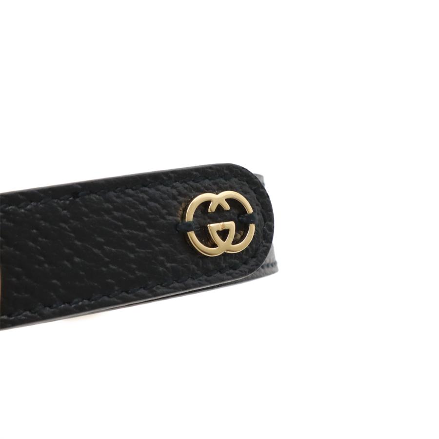 GUCCI グッチ スモール ミディアム ペット カラー ドッグカラー 首輪 ペット用品 小型犬 中型犬用 レザー ブラック 黒 ゴールド金具 | GUCCI | 03