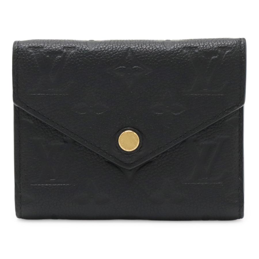 LOUIS VUITTON ルイ ヴィトン モノグラムアンプラント ポルトフォイユ ヴィクトリーヌ 3つ折財布 三つ折り財布 ノワール 黒 ブラック | LOUIS VUITTON