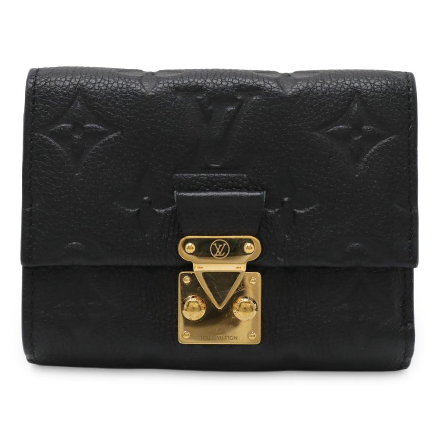 LOUIS VUITTON ルイ ヴィトン モノグラムアンプラント ポルトフォイユ メティス コンパクト 三つ折財布 3つ折り ノワール 黒 ブラック | LOUIS VUITTON