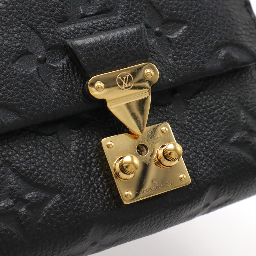 LOUIS VUITTON ルイ ヴィトン モノグラムアンプラント ポルトフォイユ メティス コンパクト 三つ折財布 3つ折り ノワール 黒 ブラック | LOUIS VUITTON | 03