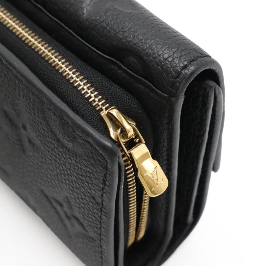 LOUIS VUITTON ルイ ヴィトン モノグラムアンプラント ポルトフォイユ メティス コンパクト 三つ折財布 3つ折り ノワール 黒 ブラック | LOUIS VUITTON | 04