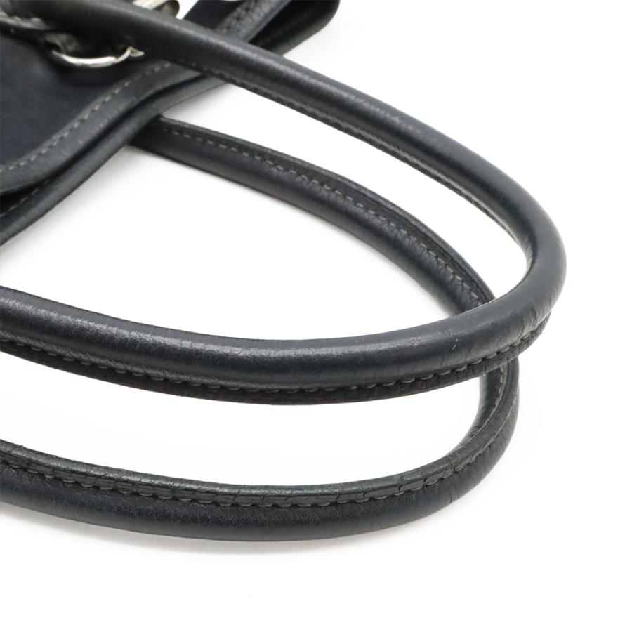 HERMES エルメス ガーデンパーティTPM トートバッグ ハンドバッグ 2WAY ショルダーバッグ トワルオフィシエ キャンバス レザー 黒 ブラック □H刻印 | HERMES | 03