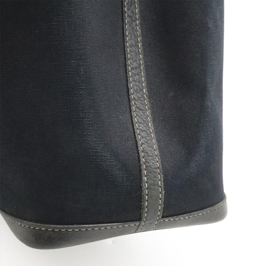 HERMES エルメス ガーデンパーティTPM トートバッグ ハンドバッグ 2WAY ショルダーバッグ トワルオフィシエ キャンバス レザー 黒 ブラック □H刻印 | HERMES | 08