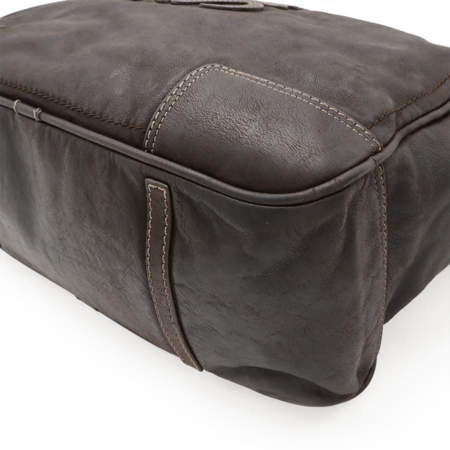 LOEWE ロエベ アナグラム ボストンバッグ トラベルバッグ 旅行かばん 2WAY ショルダーバッグ レザー ダークブラウン | LOEWE | 02