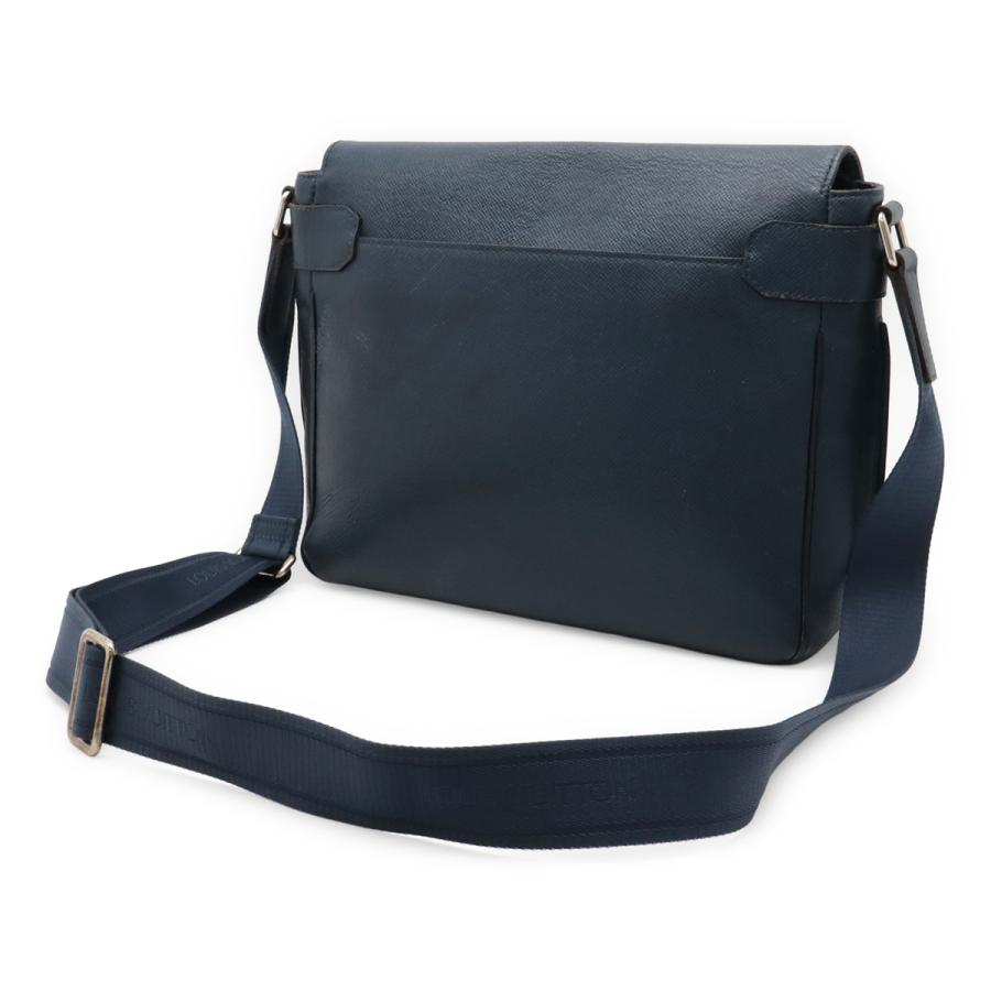 LOUIS VUITTON ルイ ヴィトン タイガ ロマンMM ショルダーバッグ メッセンジャーバッグ レザー メンズ オセアン 青 ブルー M32814 | LOUIS VUITTON | 01