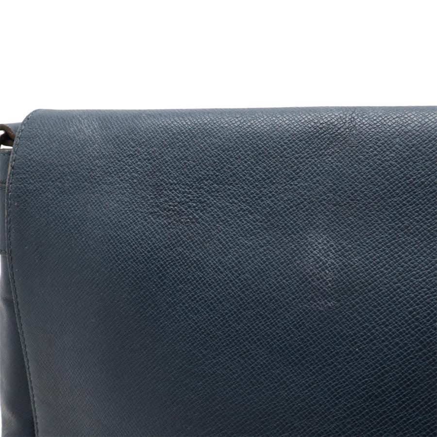 LOUIS VUITTON ルイ ヴィトン タイガ ロマンMM ショルダーバッグ メッセンジャーバッグ レザー メンズ オセアン 青 ブルー M32814 | LOUIS VUITTON | 03