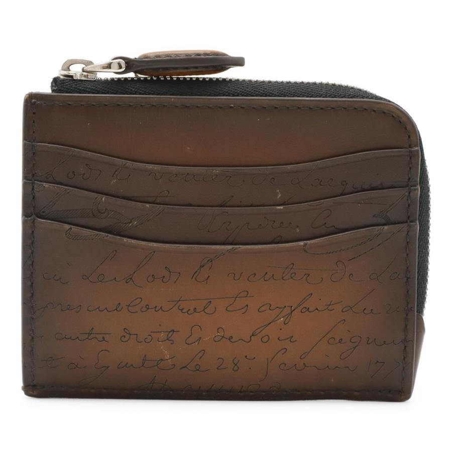 Berluti ベルルッティ カリグラフィ コア ロジック ジップ カードホルダー カードケース コインケース 小銭入れ スクリットレザー | Berluti