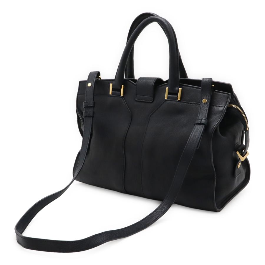 YVES SAINT LAURENT イヴ サン ローラン イブサンローラン Yライン カバス ハンドバッグ 2WAY ショルダーバッグ レザー ダークネイビー | Yves Saint Laurent | 01