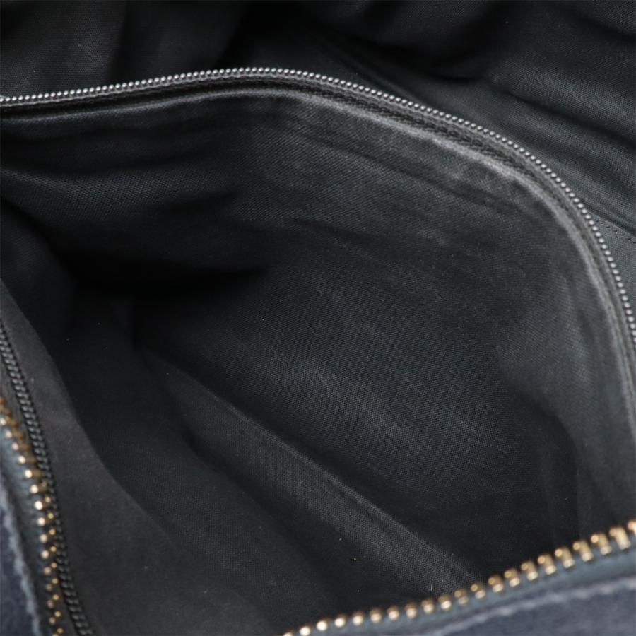 YVES SAINT LAURENT イヴ サン ローラン イブサンローラン Yライン カバス ハンドバッグ 2WAY ショルダーバッグ レザー ダークネイビー | Yves Saint Laurent | 08