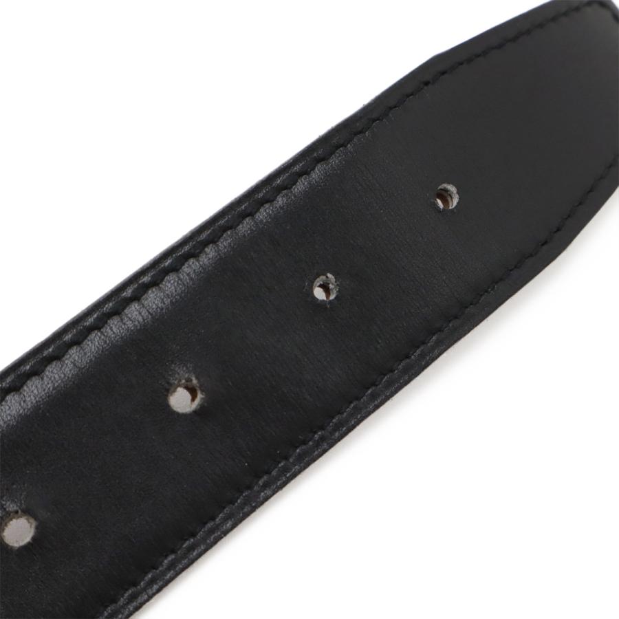 HERMES エルメス Hベルト Hバックル リバーシブル レザー ブラック 黒 ブラウン 茶 シルバー金具 替ベルト付き #65 #70 □C □A刻印 | HERMES | 04