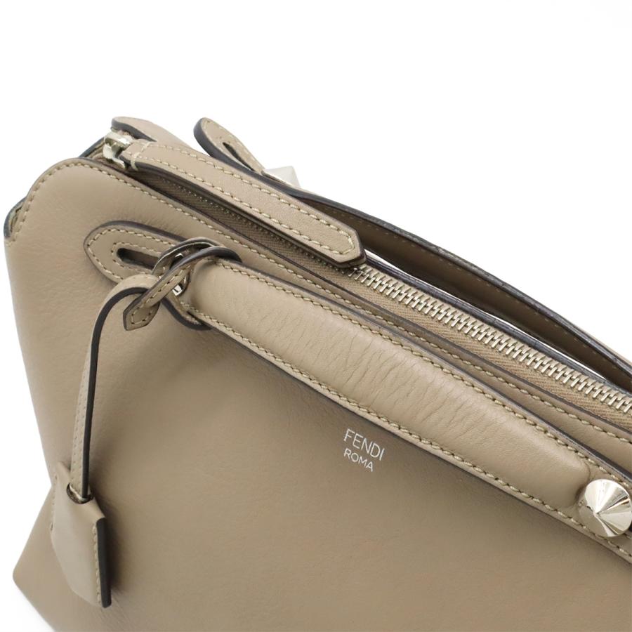 FENDI フェンディ BY THE WAY バイザウェイ ラージ ハンドバッグ 2WAY ショルダーバッグ レザー グレージュ シルバー金具 8BL125 | FENDI | 03