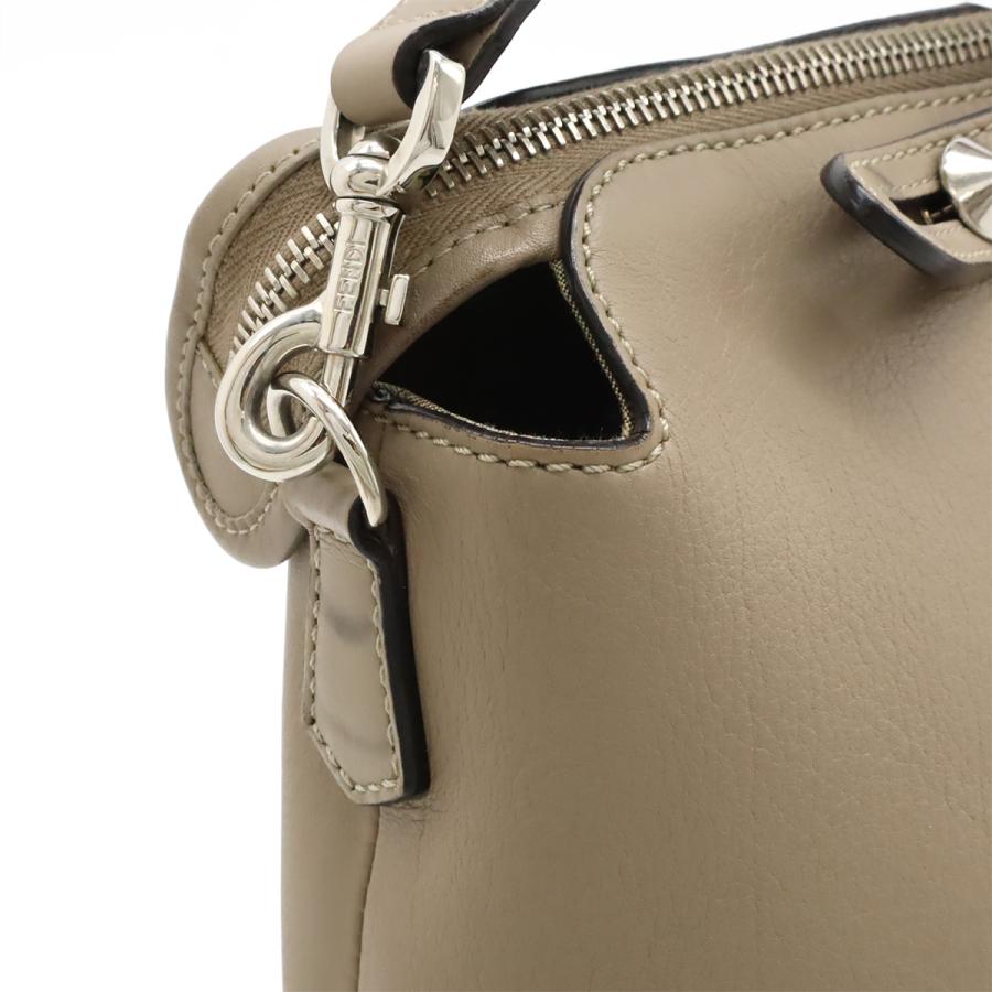 FENDI フェンディ BY THE WAY バイザウェイ ラージ ハンドバッグ 2WAY ショルダーバッグ レザー グレージュ シルバー金具 8BL125 | FENDI | 06