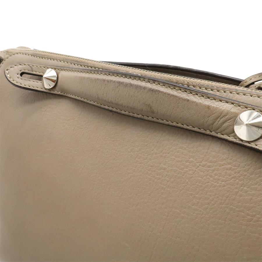 FENDI フェンディ BY THE WAY バイザウェイ ラージ ハンドバッグ 2WAY ショルダーバッグ レザー グレージュ シルバー金具 8BL125 | FENDI | 07