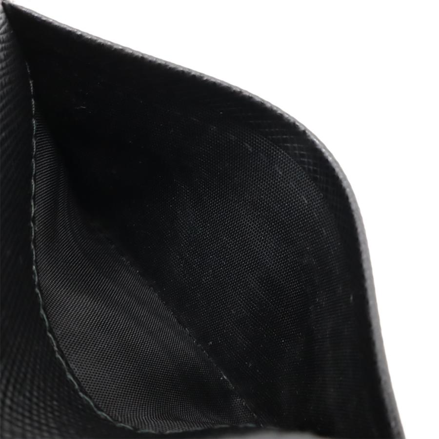 PRADA プラダ SAFFIANO METAL 2つ折札入れ 二つ折り財布 マネークリップ式 ビルクリップ レザー NERO 黒 ブラック 国内ブティック購入品 | PRADA | 05