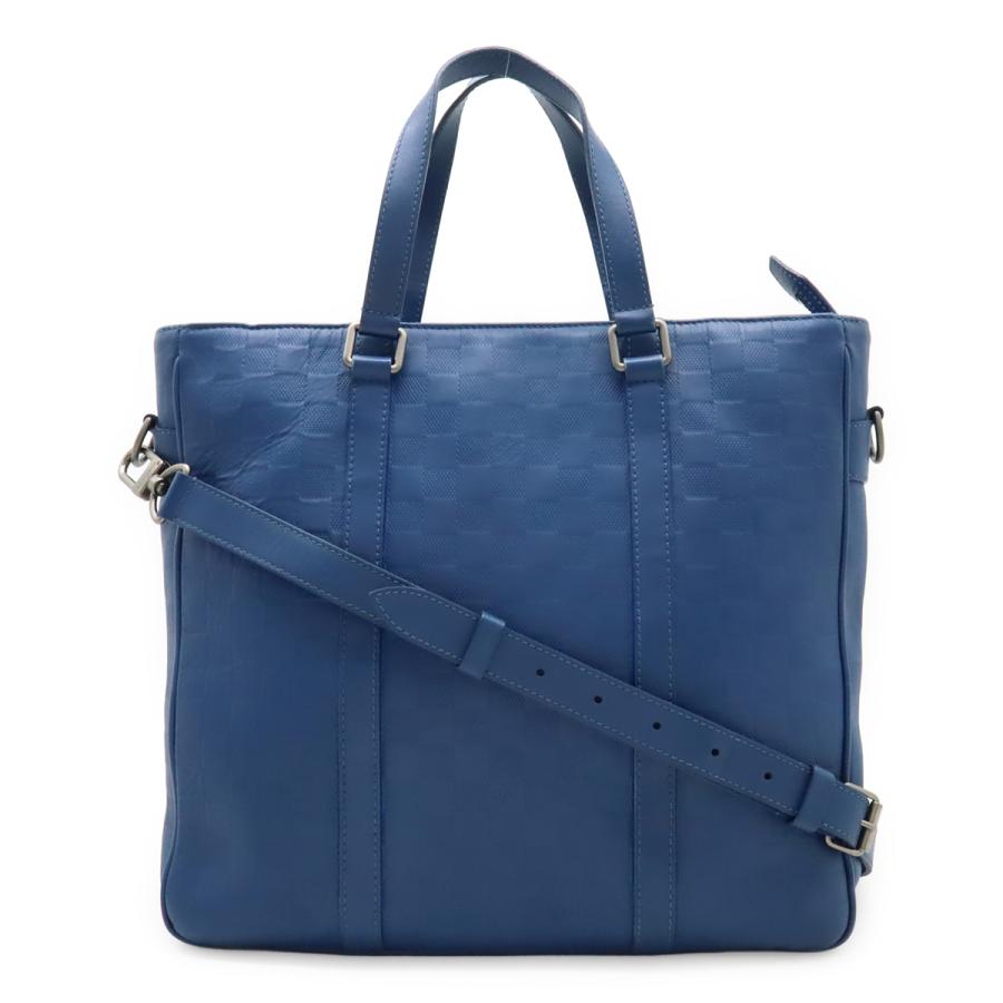 LOUIS VUITTON ルイ ヴィトン ダミエアンフィニ タダオPM トートバッグ ビジネスバッグ 2WAYショルダーバッグ ネプテューヌ ブルー 青 | LOUIS VUITTON