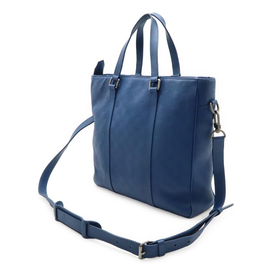 LOUIS VUITTON ルイ ヴィトン ダミエアンフィニ タダオPM トートバッグ ビジネスバッグ 2WAYショルダーバッグ ネプテューヌ ブルー 青 | LOUIS VUITTON | 01