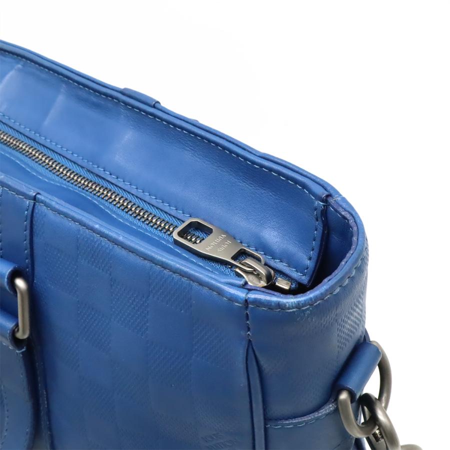 LOUIS VUITTON ルイ ヴィトン ダミエアンフィニ タダオPM トートバッグ ビジネスバッグ 2WAYショルダーバッグ ネプテューヌ ブルー 青 | LOUIS VUITTON | 04