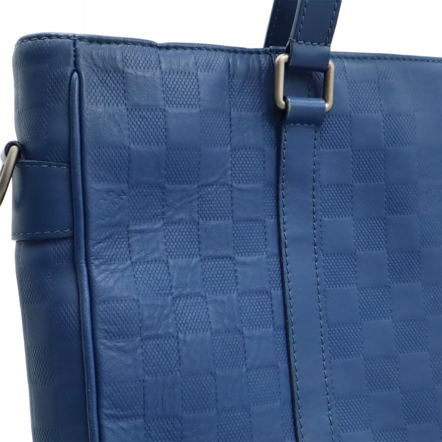 LOUIS VUITTON ルイ ヴィトン ダミエアンフィニ タダオPM トートバッグ ビジネスバッグ 2WAYショルダーバッグ ネプテューヌ ブルー 青 | LOUIS VUITTON | 08