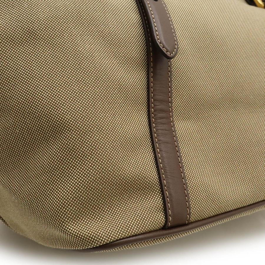 PRADA プラダ ロゴジャガード リボン ハンドバッグ トートバッグ 2WAY ショルダーバッグ キャンバス カーキベージュ モカブラウン BN1841 | PRADA | 08