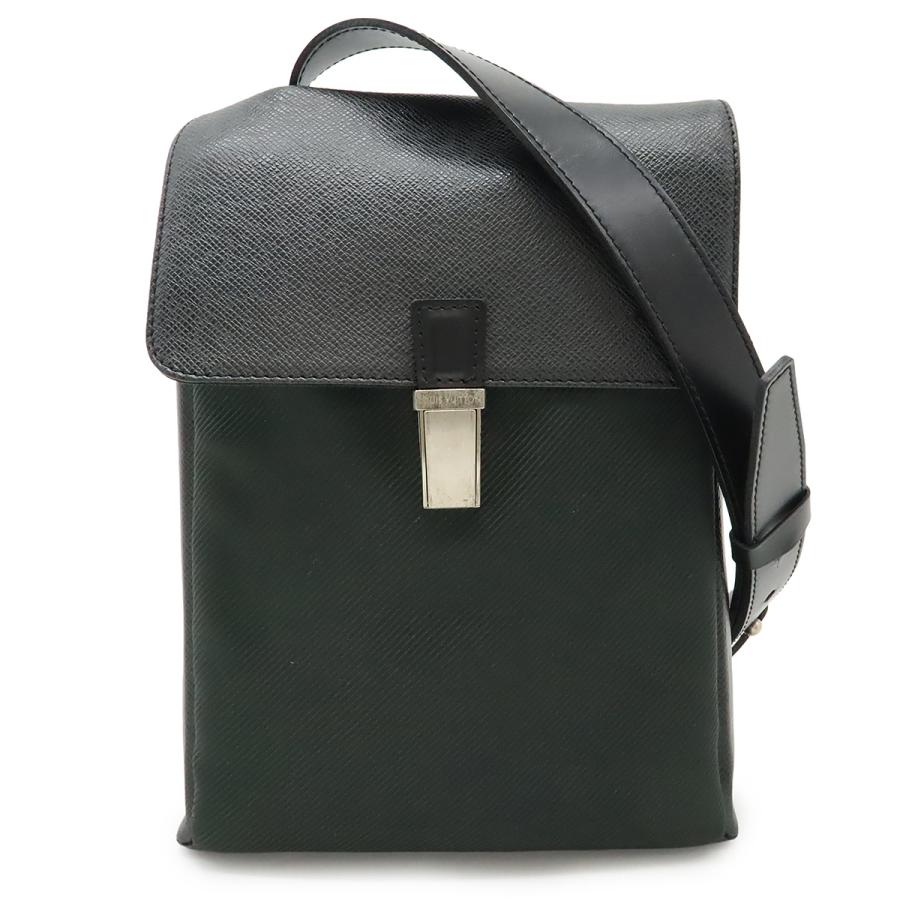 LOUIS VUITTON ルイ ヴィトン タイガ サラトヴPM ショルダーバッグ 斜め掛け キャンバス レザー アルドワーズ 黒 ブラック M30892 | LOUIS VUITTON