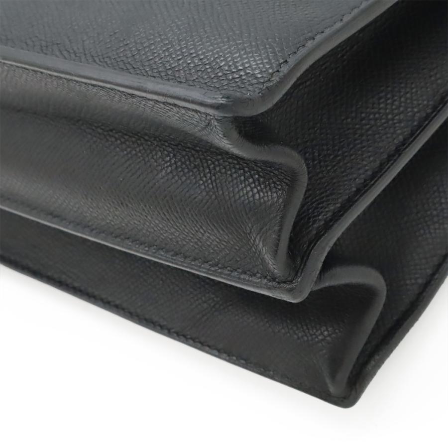 HERMES エルメス ケリーデペッシュ38 ビジネスバッグ ブリーフケース 書類カバン レザー エプソン ブラック 黒 シルバー金具 □K刻印 | HERMES | 02