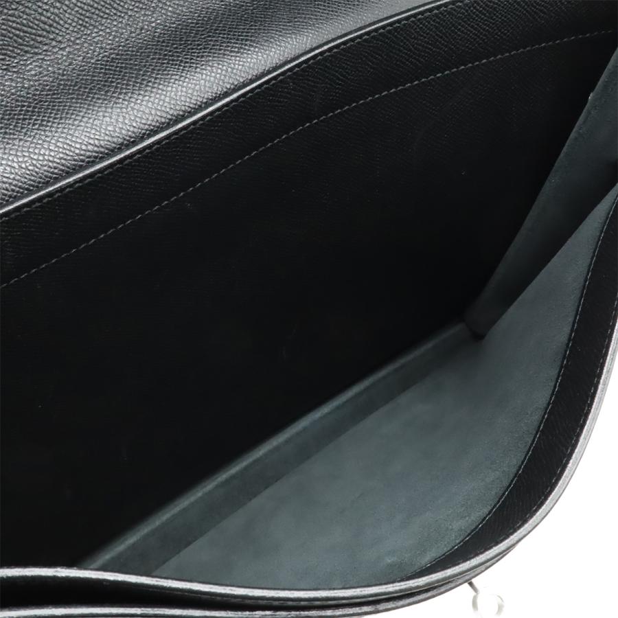 HERMES エルメス ケリーデペッシュ38 ビジネスバッグ ブリーフケース 書類カバン レザー エプソン ブラック 黒 シルバー金具 □K刻印 | HERMES | 06