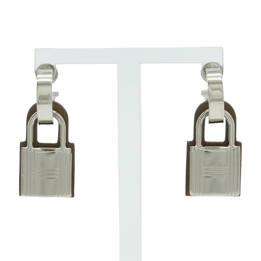 【新品未使用】エルメス オーケリー カデナ ピアス エトゥープ HERMES（エルメス） オーケリー ピアス カデナモチーフ フープピアス