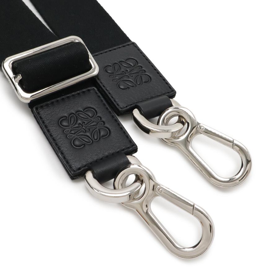 LOEWE ロエベ リピートアナグラム ニュートレド ビジネスバッグ ブリーフケース 書類カバン ハンドバッグ レザー ブラック 黒 シルバー金具 | LOEWE | 06