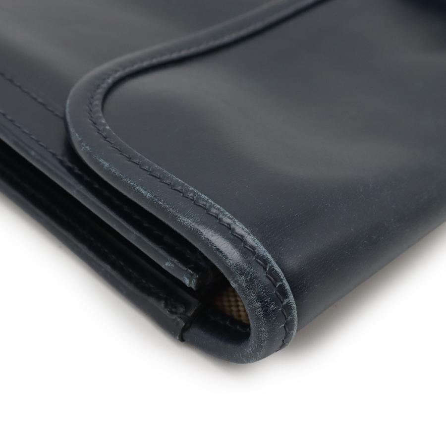 HERMES エルメス ジジェPM セカンドバッグ クラッチバッグ ビジネスバッグ レザー ダークネイビー 濃紺 ○K刻印 | HERMES | 02