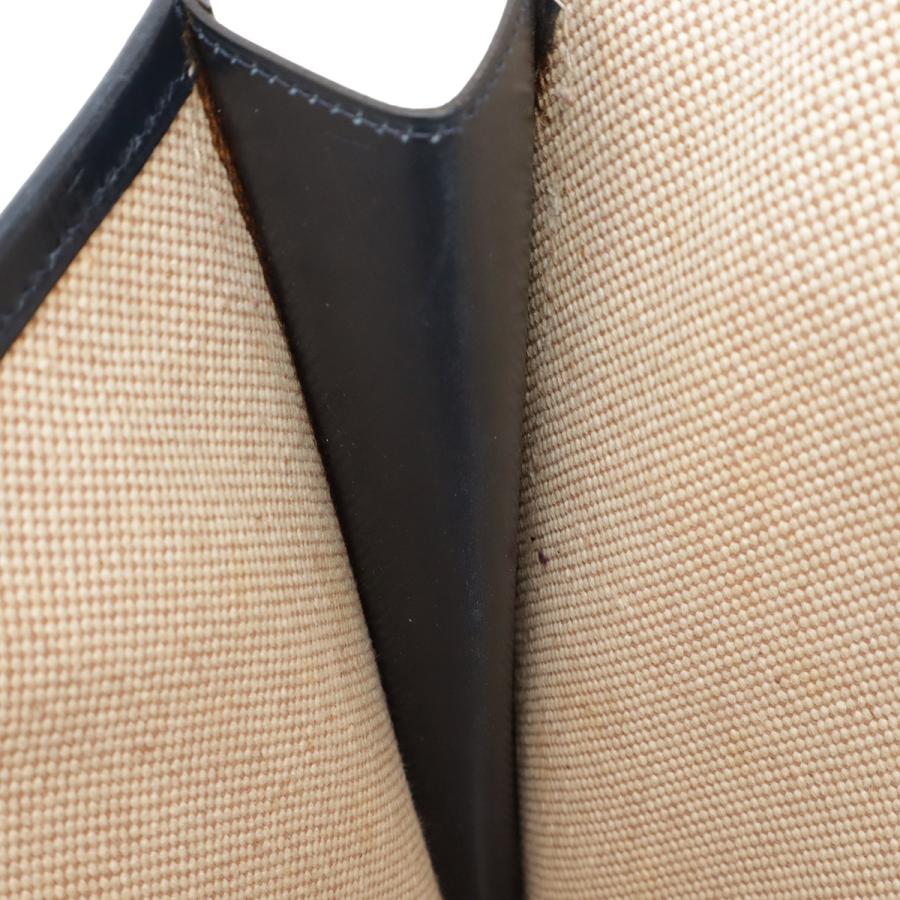 HERMES エルメス ジジェPM セカンドバッグ クラッチバッグ ビジネスバッグ レザー ダークネイビー 濃紺 ○K刻印 | HERMES | 05