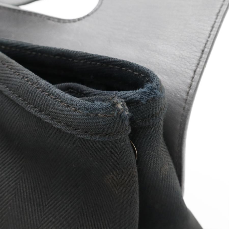 HERMES エルメス ヴァルパライソPM バルパライソPM ハンドバッグ トートバッグ トワルシェブロン レザー ブラック 黒 ポーチ付き | HERMES | 04