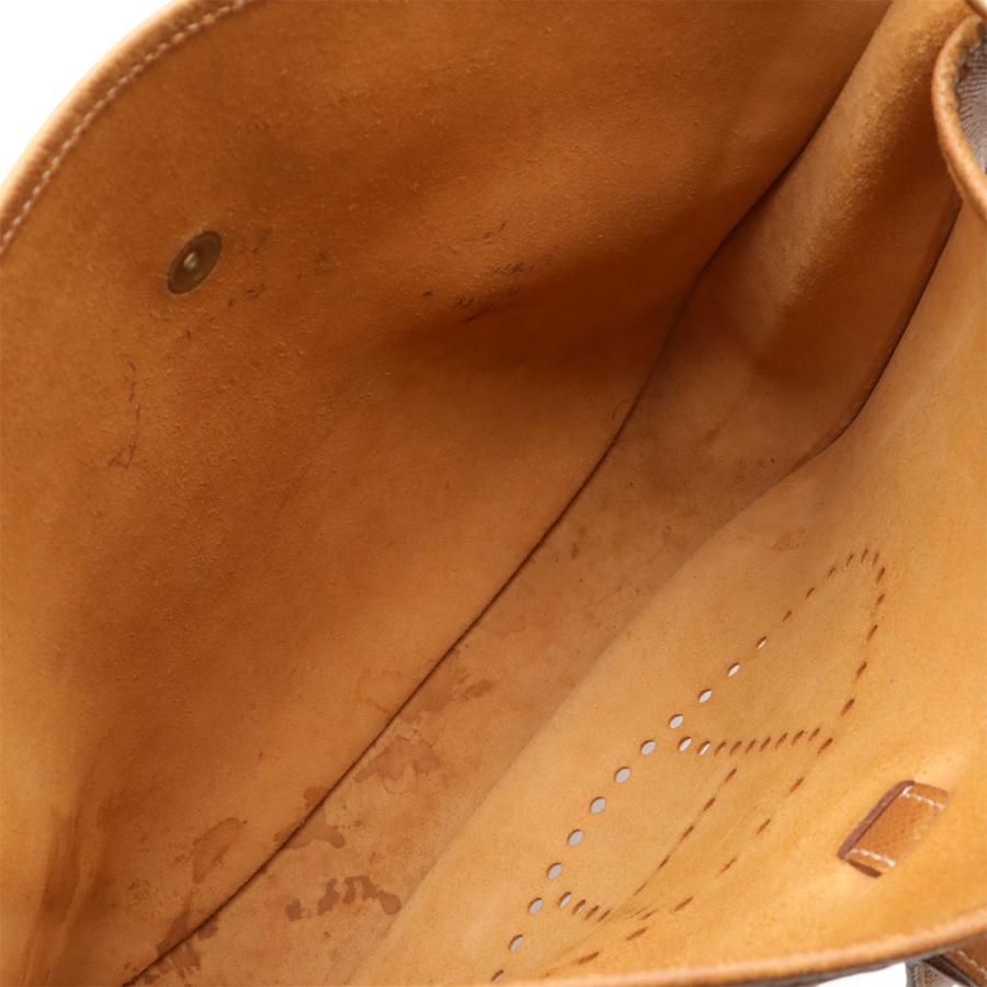 HERMES エルメス エヴリン エブリンI エブリン1 GM ショルダーバッグ 斜め掛け レザー ライトブラウン ゴールド金具 〇X刻印 | HERMES | 04