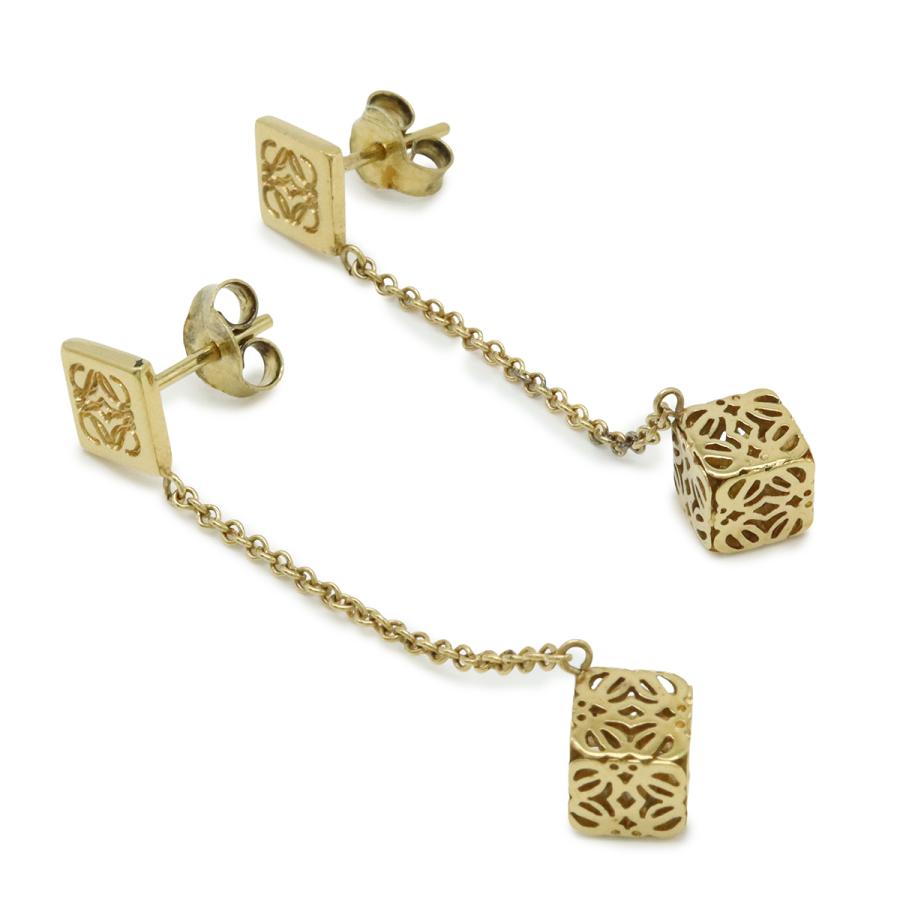 LOEWE ロエベ アナグラム スイングピアス ドロップピアス チェーンピアス GP ゴールド 244.344.9698012 | LOEWE | 01