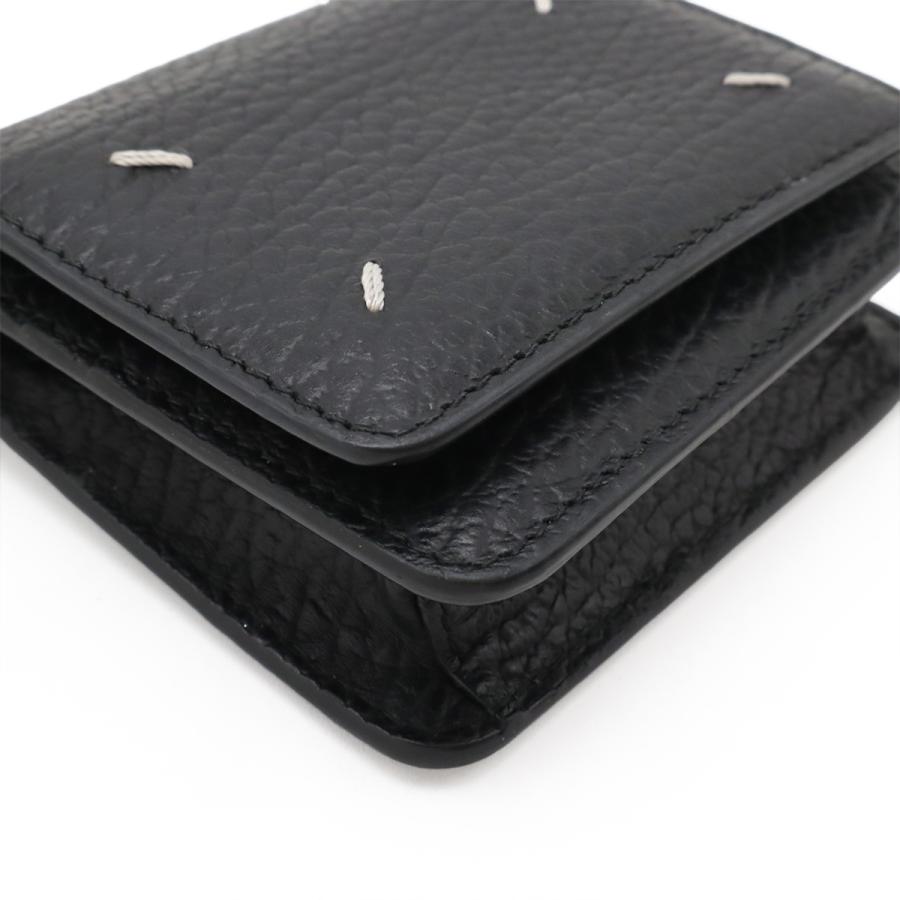 Maison Margiela メゾン マルジェラ チェーンウォレット ショルダーウォレット ポシェット レザー ブラック 黒 シルバー金具 SA3UI0009 |  | 02