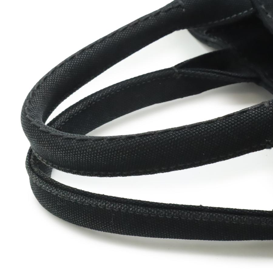 PRADA プラダ CANAPA カナパ トートバッグ 2WAY ショルダーバッグ ストライプショルダー 斜め掛け キャンバス NERO ブラック | PRADA | 03