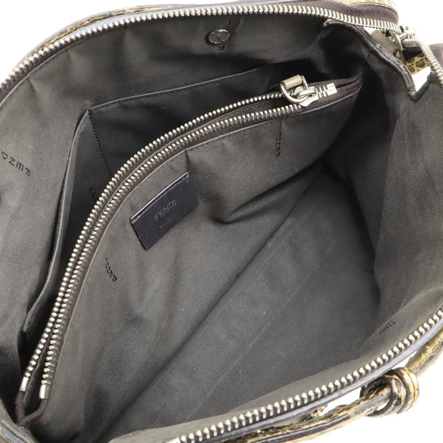 FENDI フェンディ BY THE WAY バイザウェイ ミディアム ハンドバッグ 2WAY ショルダーバッグ レザー パイソン グレージュ シルバー金具 | FENDI | 07
