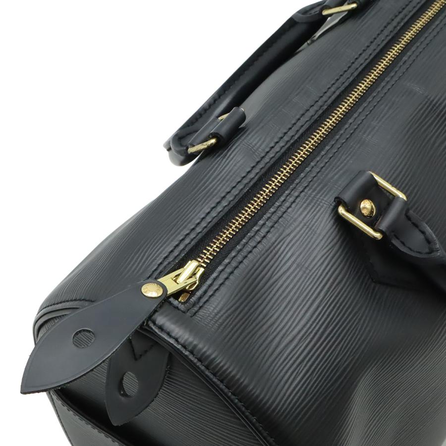LOUIS VUITTON ルイ ヴィトン エピ スピーディ30 ハンドバッグ ミニボストンバッグ ソフトエピレザー ノワール 黒 ブラック シルバー金具 M59222 LOUIS VUITTON（ルイ・ヴィトン） ルイ ヴィトン エピ スピーディ30
