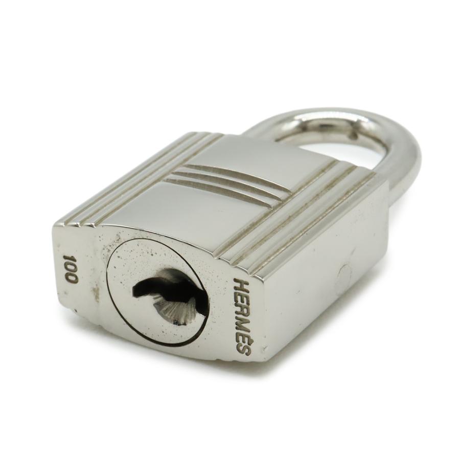 HERMES エルメス カデナ パドロック 南京錠 No.100 鍵 カギ キー付き メタル シルバー | HERMES | 03