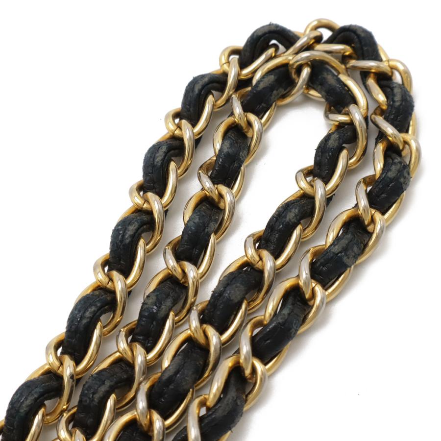 CHANEL シャネル マトラッセ チェーンショルダー ショルダーバッグ ポシェット 巾着 斜め掛け レザー ラム ブラック 黒 ゴールド金具 | CHANEL | 03