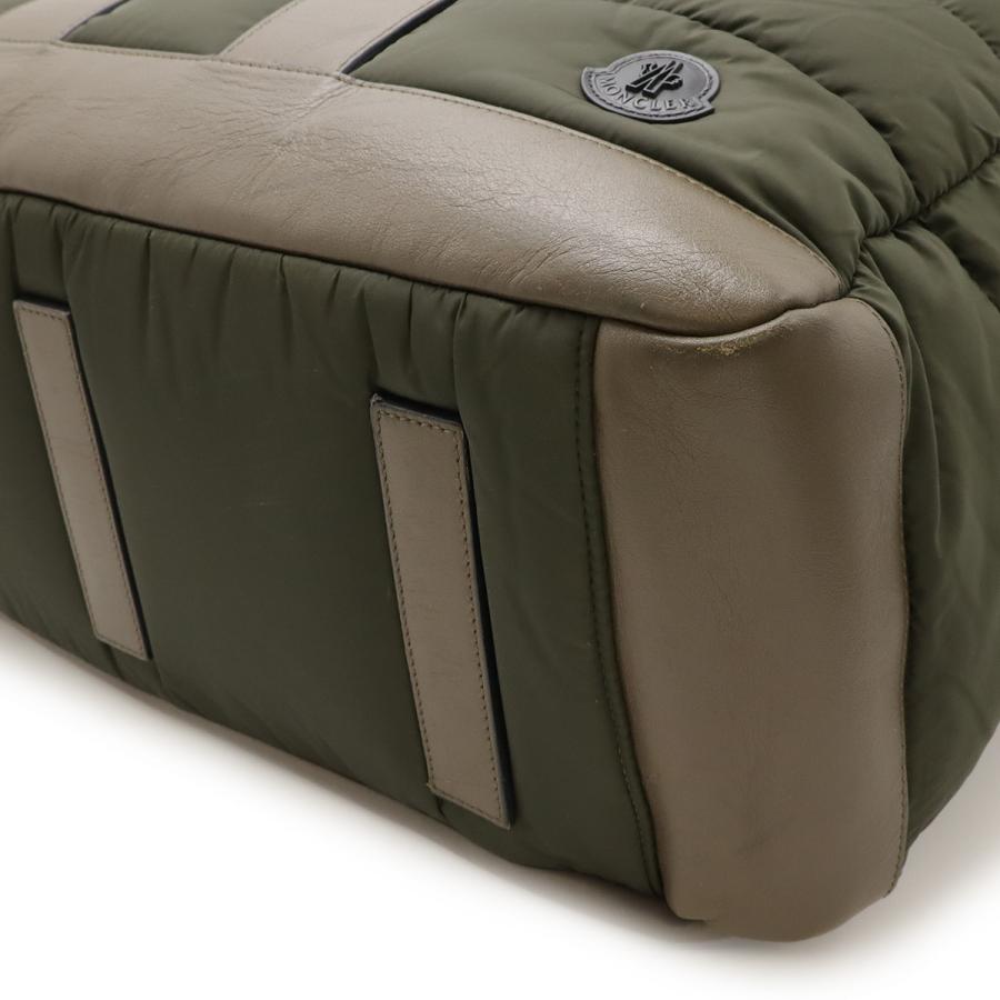 MONCLER モンクレール KEITU BORSA ケイツボルサ ボストンバッグ トラベルバッグ 2WAY ショルダーバッグ ナイロン レザーカーキ レザー | MONCLER | 02