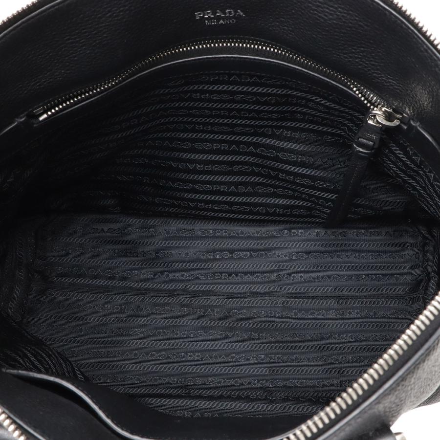 PRADA プラダ ハンドバッグ トートバッグ 2WAY ショルダーバッグ レザー NERO 黒 ブラック シルバー金具 国内アウトレット購入品 1BA063 | PRADA | 06