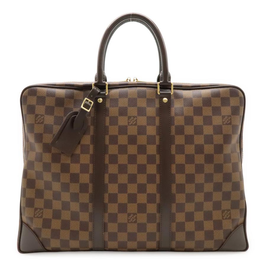 A4可 美品 ルイヴィトン PVC トートバッグ ポルトドキュマン ブラウン A4可 美品 ルイヴィトン PVC トートバッグ ポルトドキュマン ブラウン