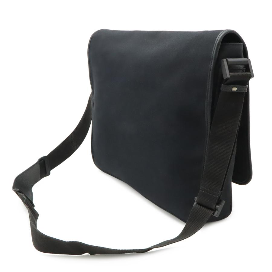 GUCCI グッチ クレスト ショルダーバッグ メッセンジャーバッグ 斜め掛け キャンバス レザー ブラック 黒 アウトレット品 282524 GUCCI（グッチ） クレスト ショルダーバッグ メッセンジャーバッグ