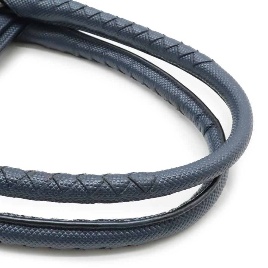 BOTTEGA VENETA ボッテガ ヴェネタ ボッテガベネタ マルコポーロ トートバッグ ショルダーバッグ PVC レザー ネイビー 紺 ブラック 黒 | BOTTEGA VENETA | 03