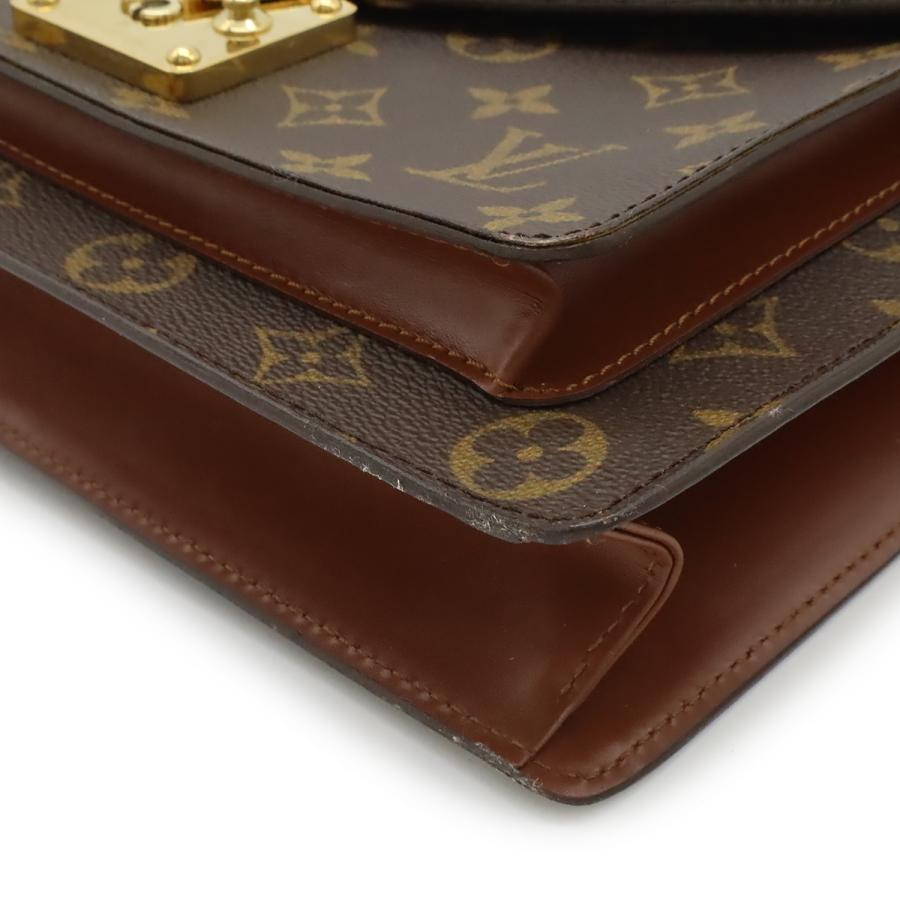 LOUIS VUITTON ルイ ヴィトン モノグラム モンソー28 セカンドバッグ ハンドバッグ ビジネスバッグ 2WAY ショルダーバッグ M51185