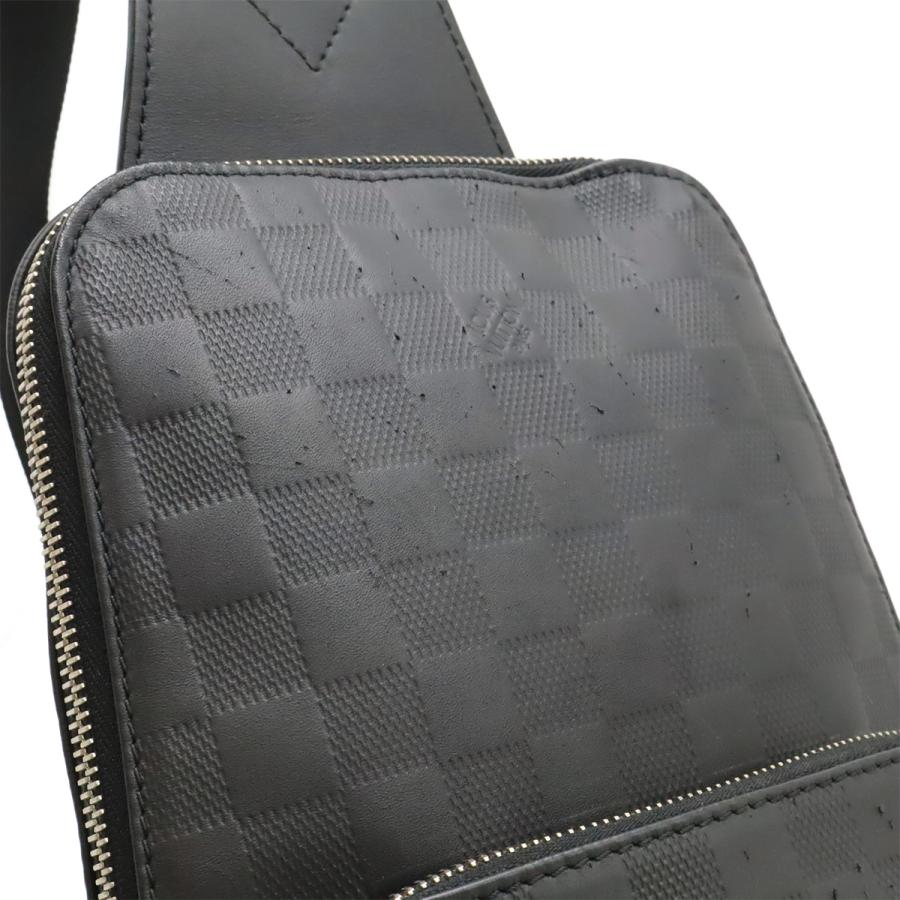 LOUIS VUITTON ルイ ヴィトン ダミエアンフィニ アヴェニュー スリングバッグ ボディバッグ ショルダーバッグ オニキス 黒 ブラック | LOUIS VUITTON | 07