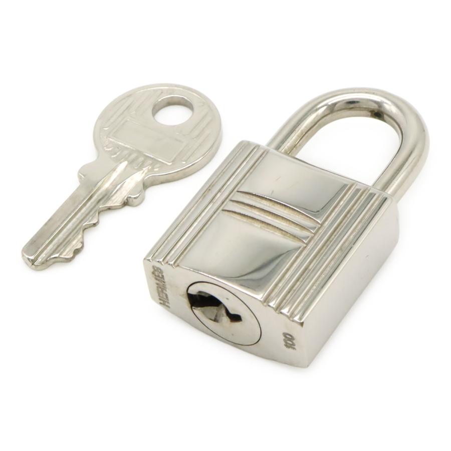 HERMES エルメス カデナ パドロック 南京錠 No.100 鍵 カギ キー付き メタル シルバー | HERMES