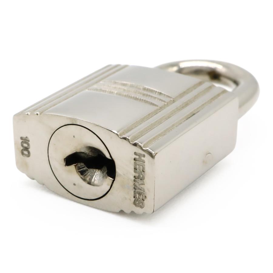 HERMES エルメス カデナ パドロック 南京錠 No.100 鍵 カギ キー付き メタル シルバー | HERMES | 03