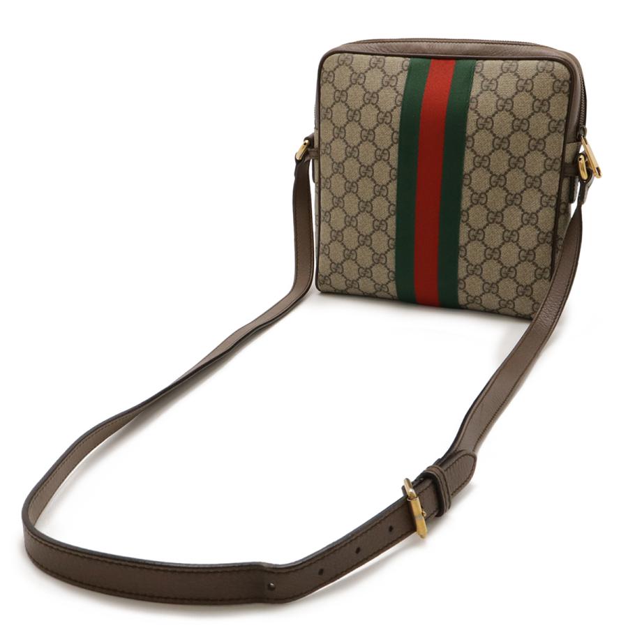 GUCCI グッチ オフィディア スモール メッセンジャーバッグ GGスプリーム シェリーライン PVC レザー ベージュ モカブラウン 547926 | GUCCI | 01