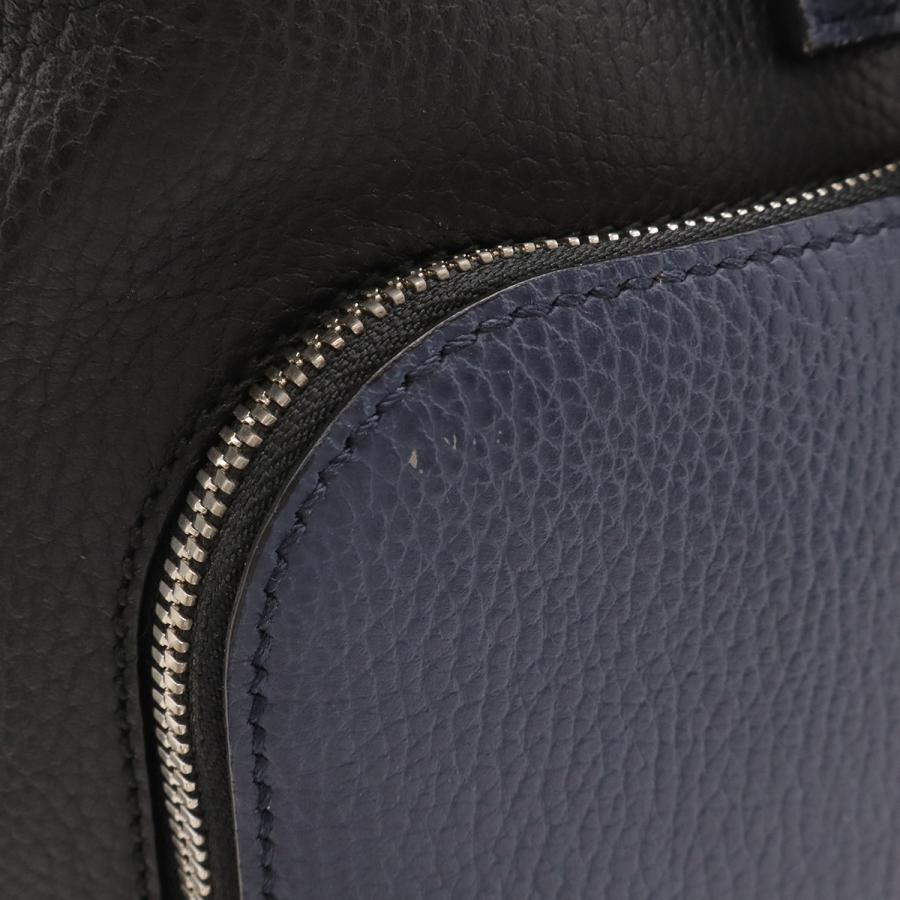 GUCCI グッチ コスモポリス トートバッグ 2WAY ショルダーバッグ 斜め掛け バイカラー レザー ブラック 黒 ネイビー 紺 シルバー金具 | GUCCI | 04